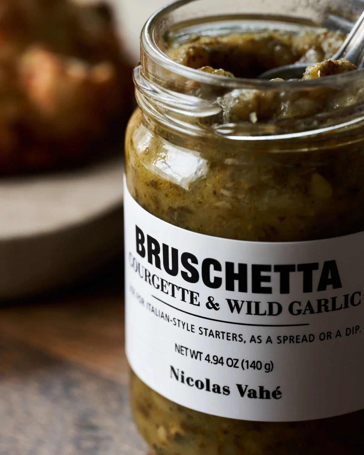 Nicolas Vahé - Bruschetta - Courgette & wild garlic, 140 g