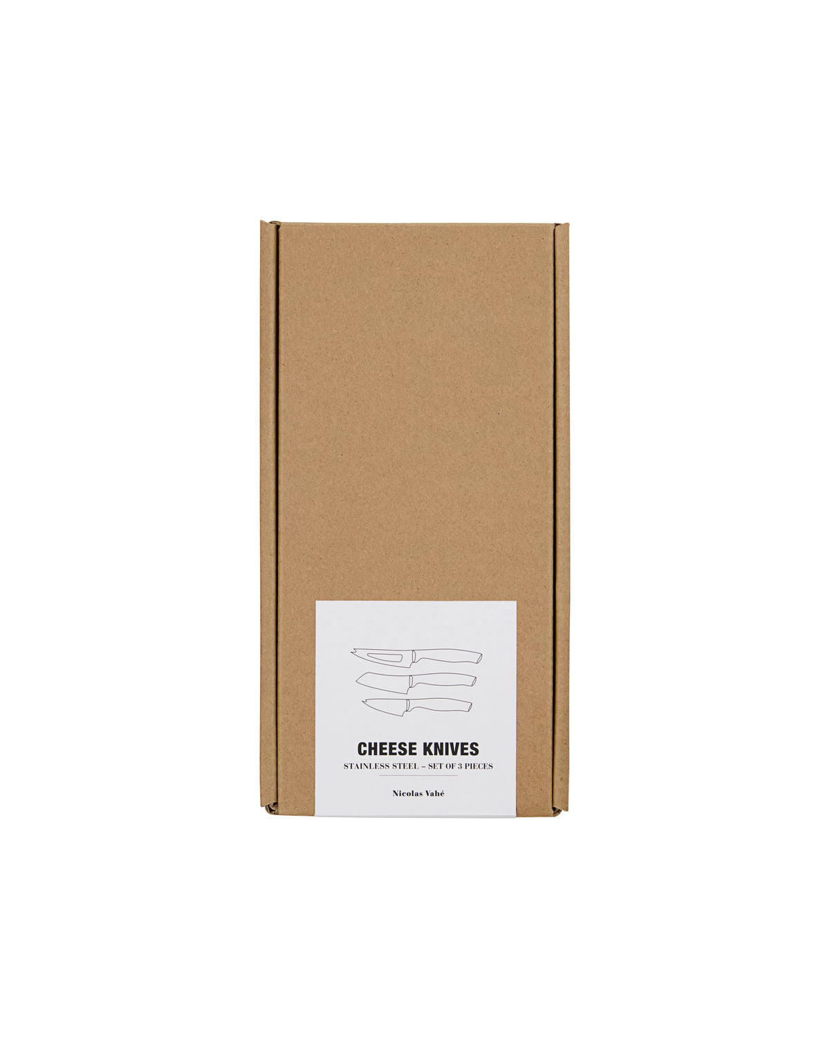 Nicolas Vahé - Osteknive - Sølv finish