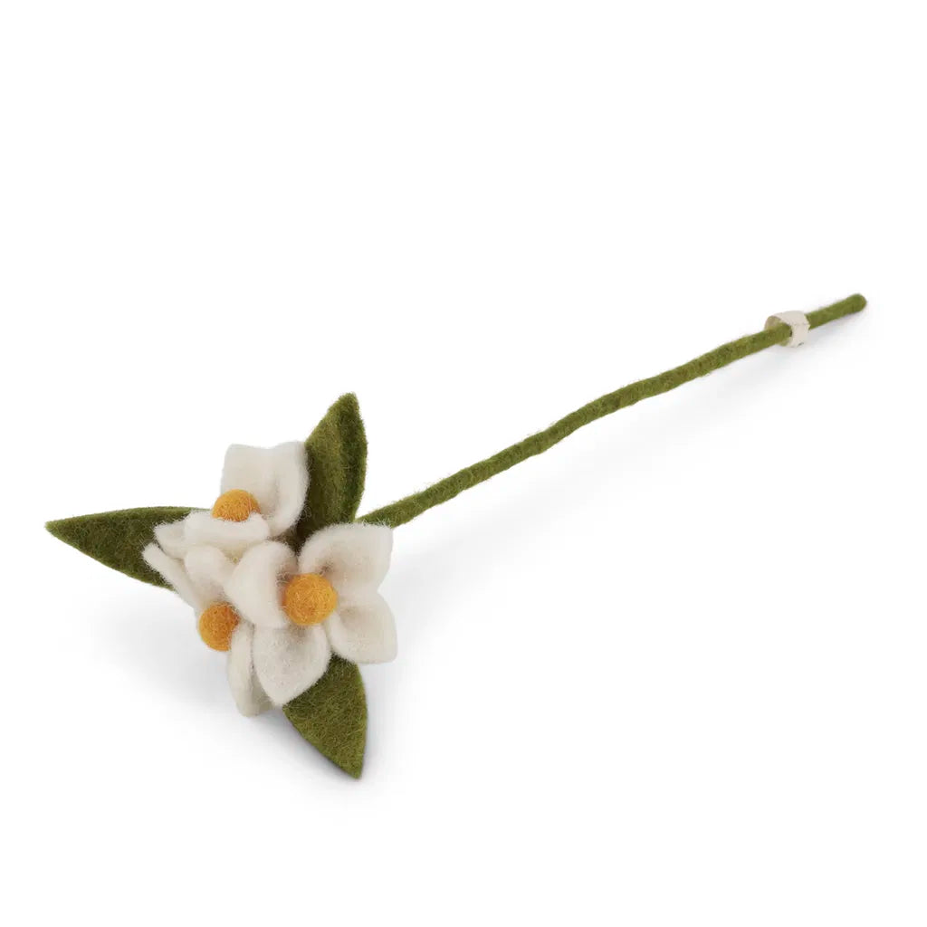 Gry & Sif - Blomst - Hvid Blomst på stilk