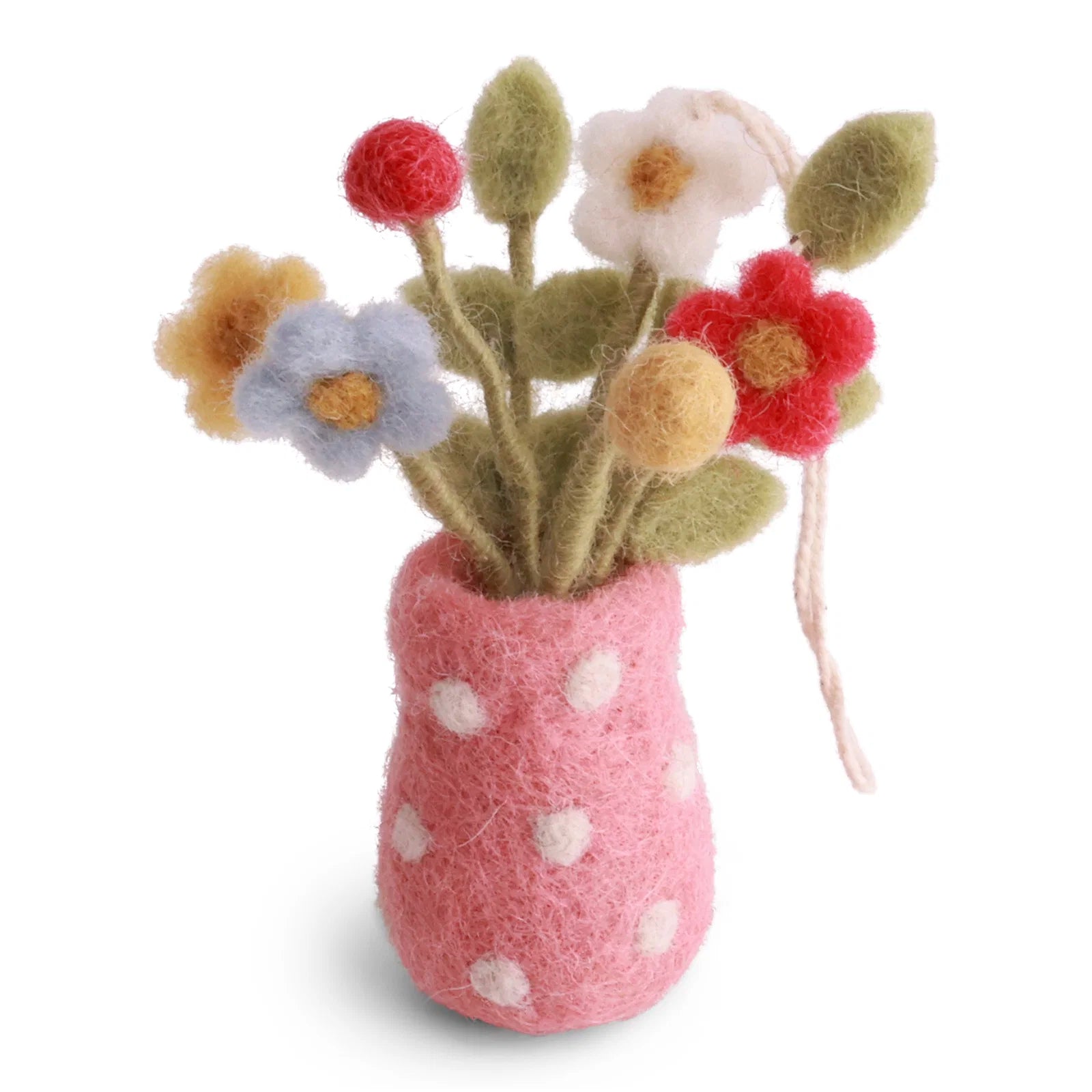 Gry & Sif - Pynt - Vase m. Prikker & Blomster