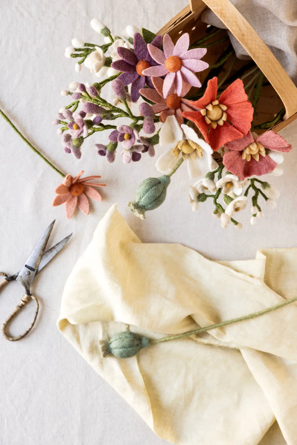 Gry & Sif - Blomst - Blåregn Støvet Lilla