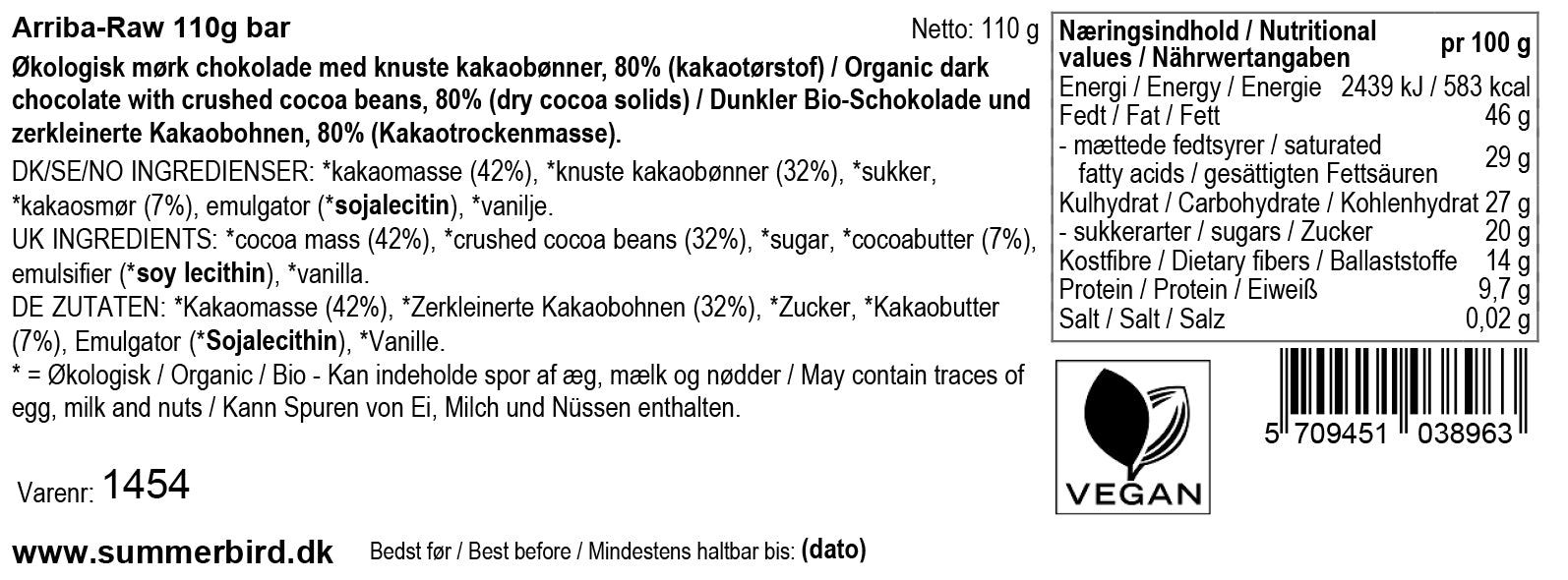 Summerbird - Pakke - Candied Orange