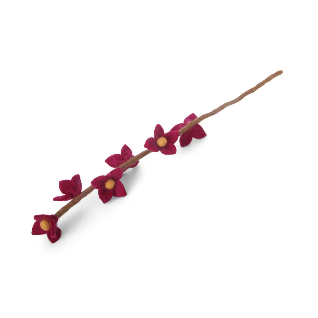 Gry & Sif - Blomst - Cerise Blomst på stilk