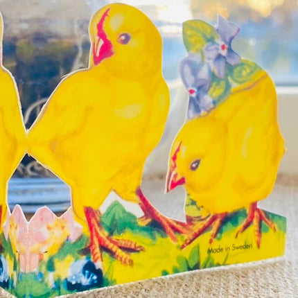 Butik Square - Remse - Kyllinger med lilla blomster