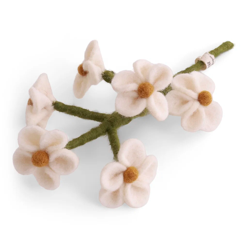 Gry & Sif - Blomst - For-glem-mig-ej Hvid