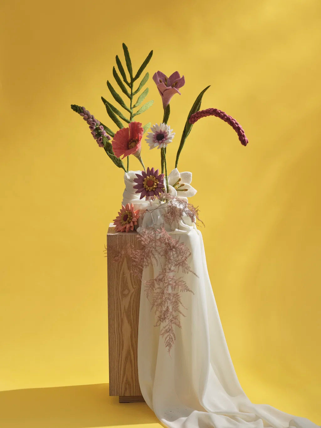 Gry & Sif - Blomst - Gerbera Lys Fersken