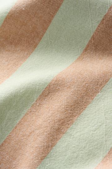 Ib Laursen - Viskestykke - Linus m/lysegrønne og lysebrune brede striber