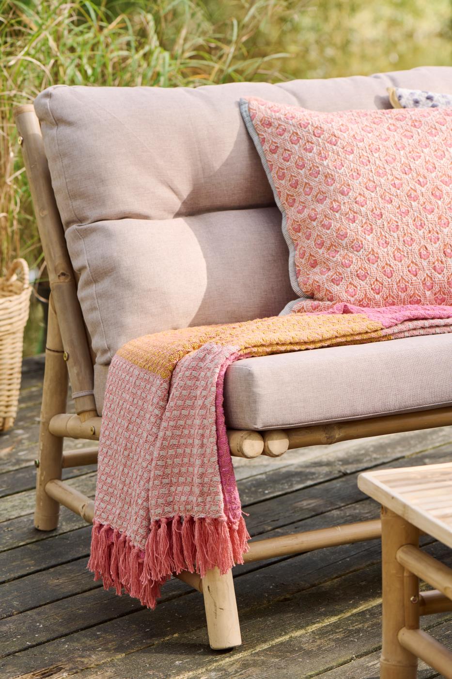 Ib Laursen - Pudebetræk - Vigga Orange 50x50