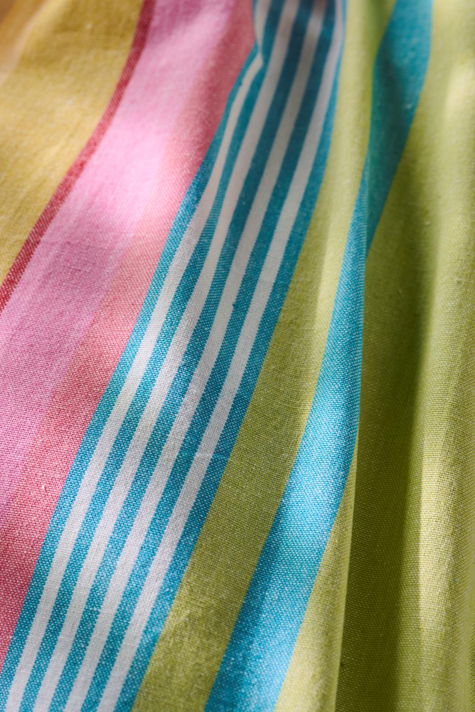 Ib Laursen - Viskestykke - Multi Oliven/Turkis