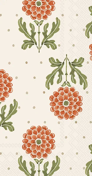 Butik Square - Servietter - Simple Flower Orange