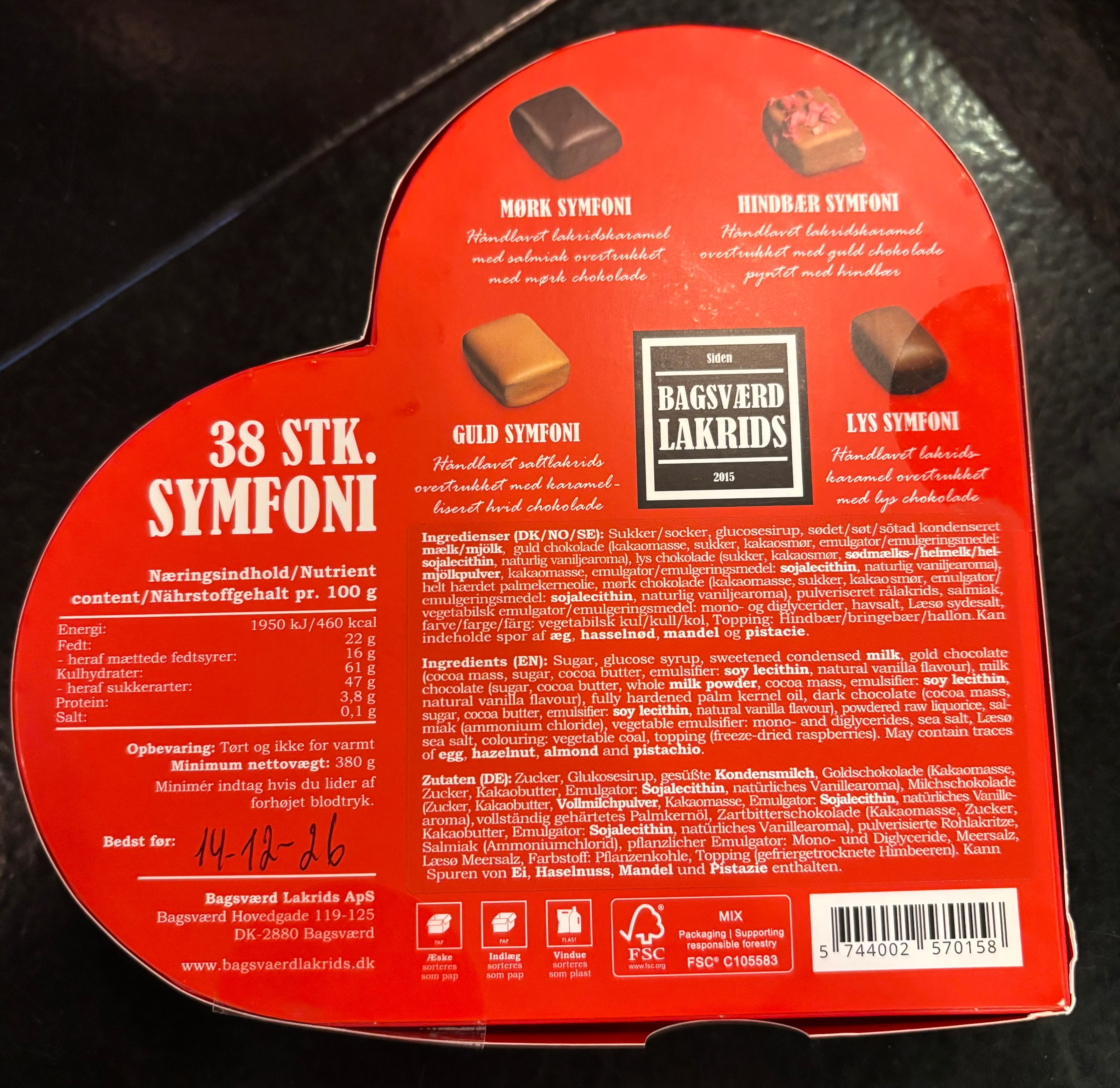 Bagsværd Lakrids - Hjerte - 2026