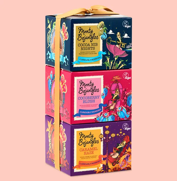 Monty Bojangles - Gaveæske - Vegan Cube Tower 300 g