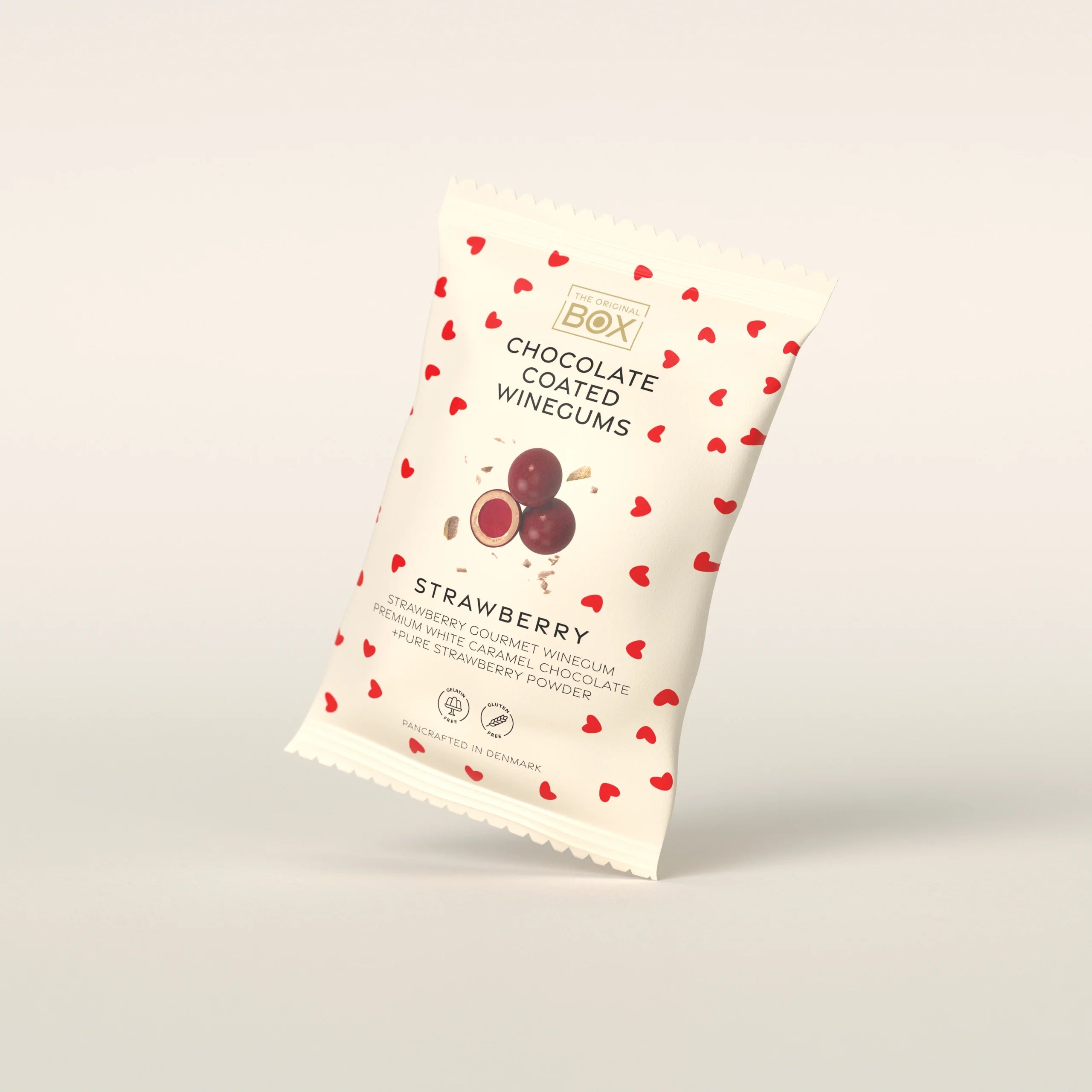Box The Original - Snackpack - LOVE EDITION Jordbær og hvid chokolade