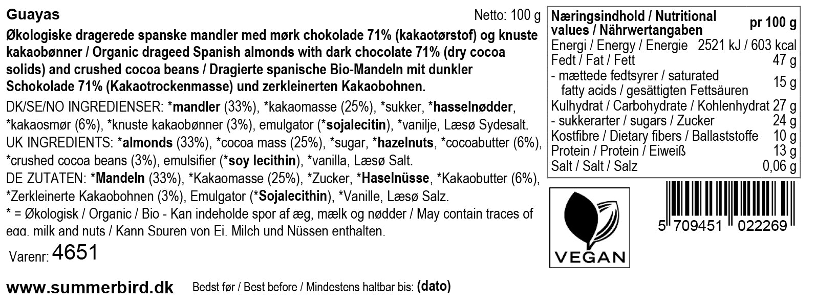 Summerbird - Dragéer - Guayas