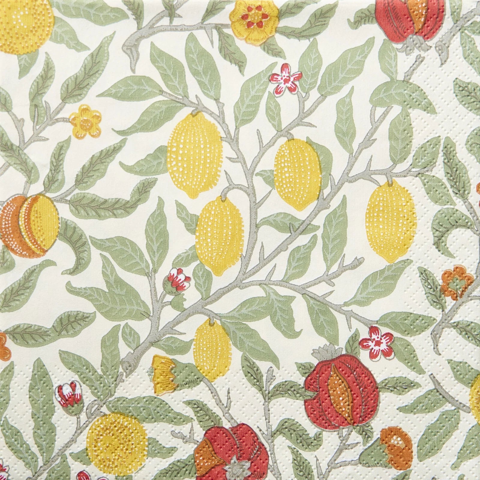 Butik Square - Servietter - W. Morris Fruit Yellow