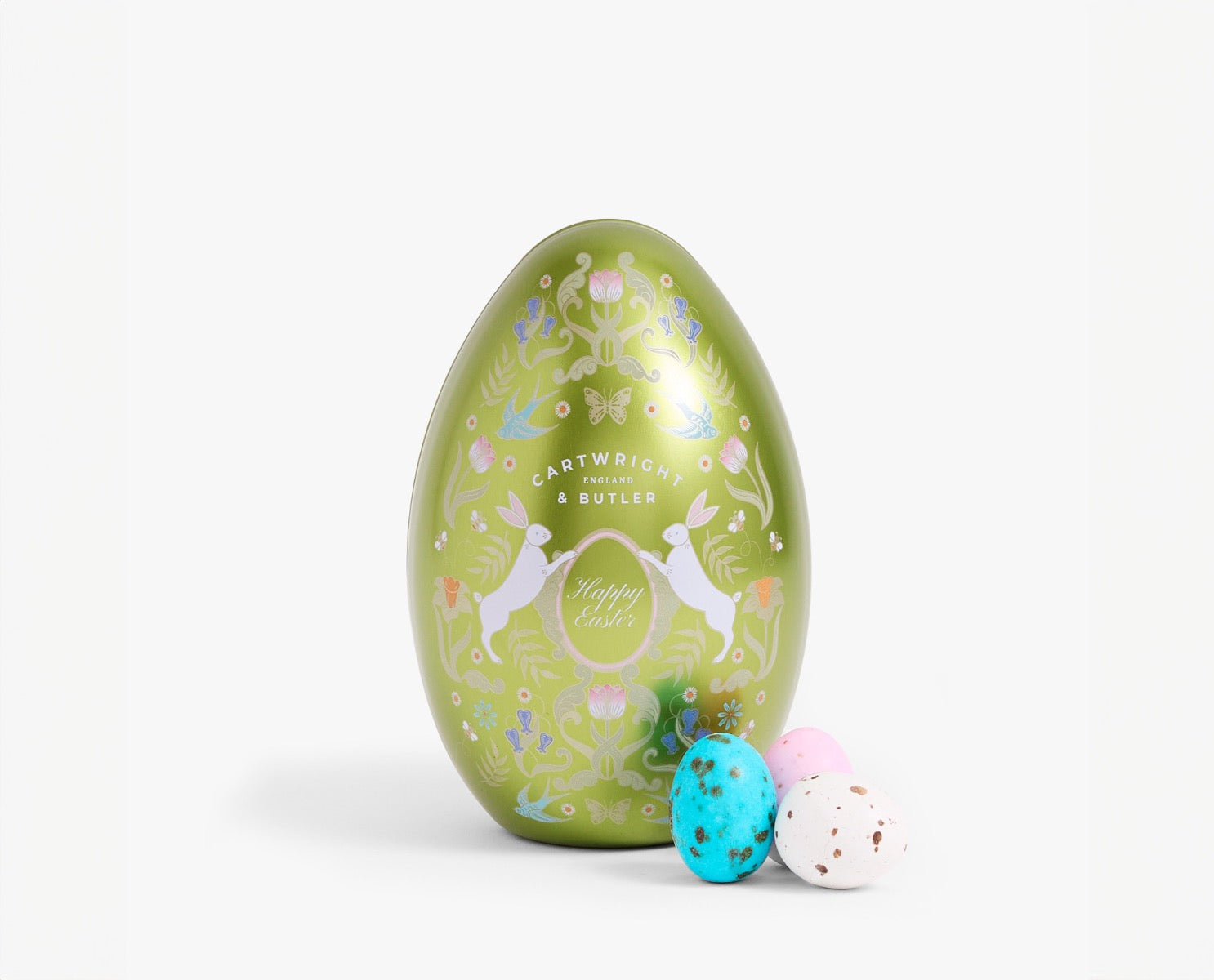 Cartwright & Butler - Påskeæg - Metal Æg med Chokolade