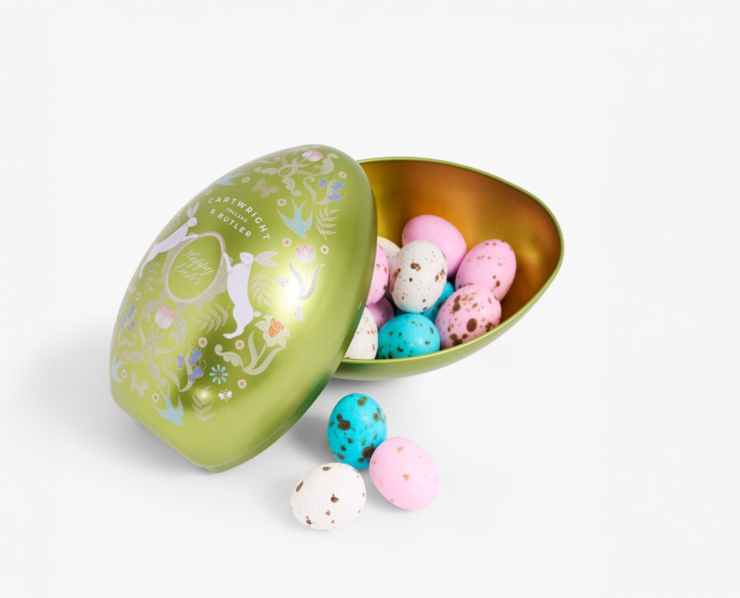 Cartwright & Butler - Påskeæg - Metal Æg med Chokolade