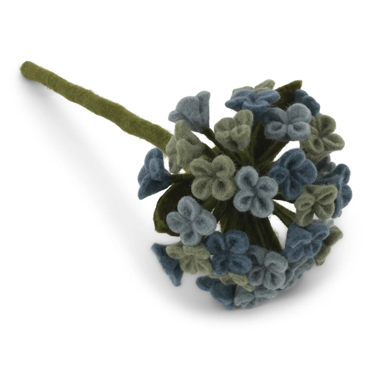 Gry & Sif - Blomst - Hortensia Soft Blå Stor