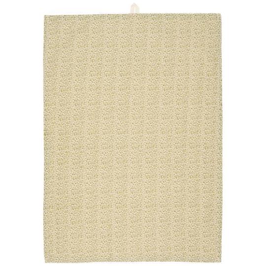 Ib Laursen - Viskestykke - Grønt blomstermønster