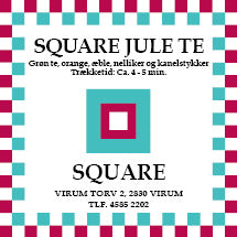SQUARE TE - JULETE sort-Te-Butik Square-Butik Square