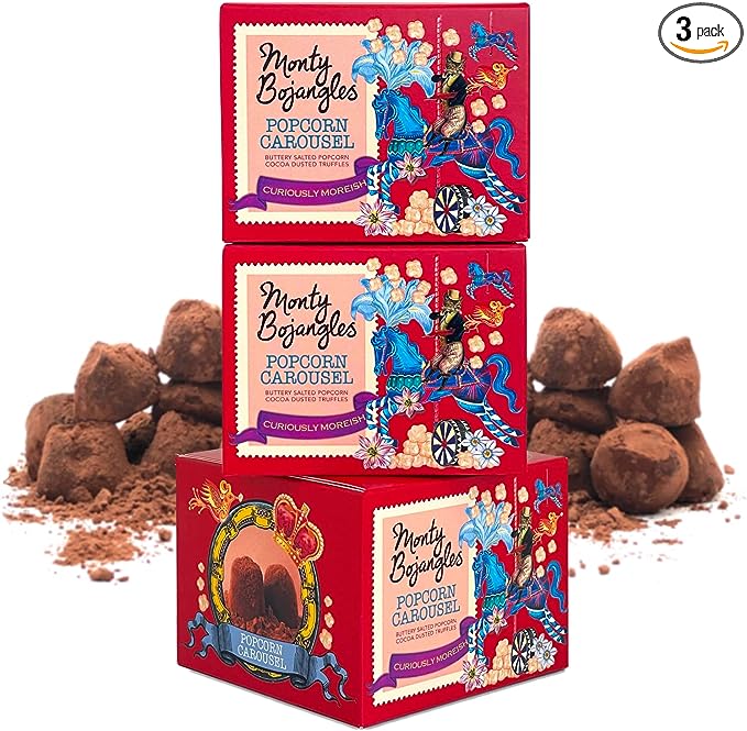 Monty Bojangles 150 G Popcorn Carousel-Chokolade trøfler-Monty Bojangles-Butik Square