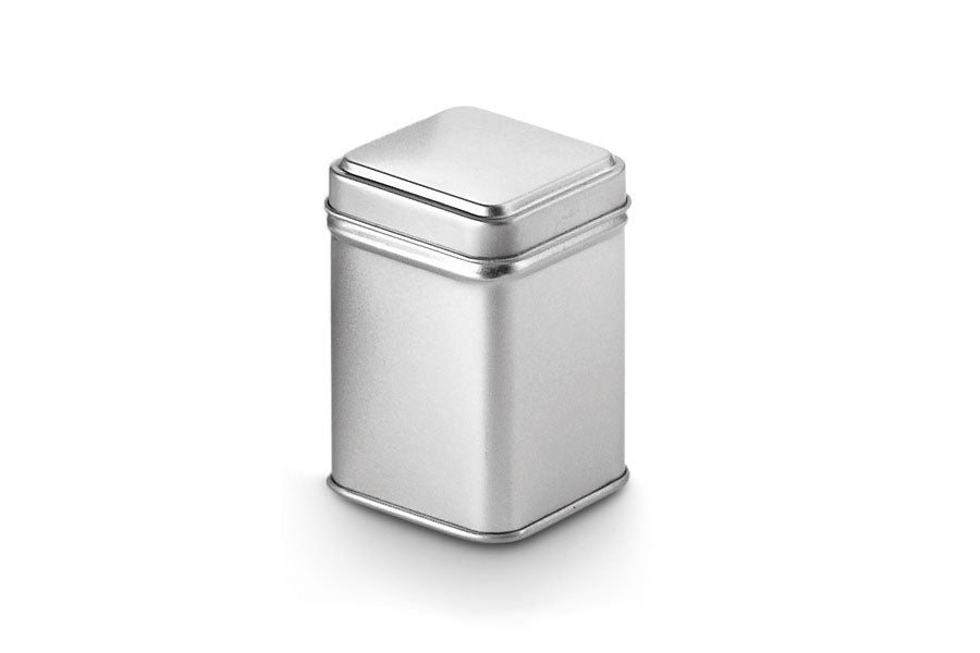 Dåse Square metalfarvet 20 g.-Dåse-Butik Square-Butik Square