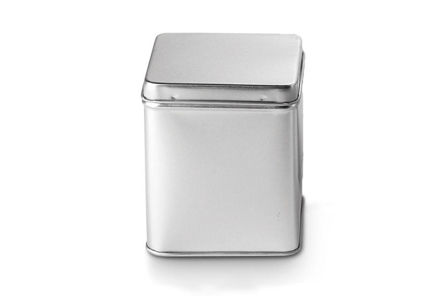 Dåse Square metalfarvet 100 g.-Dåse-Butik Square-Butik Square