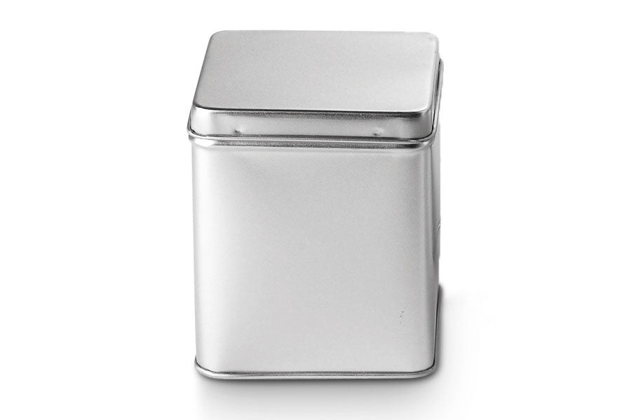Dåse Square metalfarvet 200 g.-Dåse-Butik Square-Butik Square