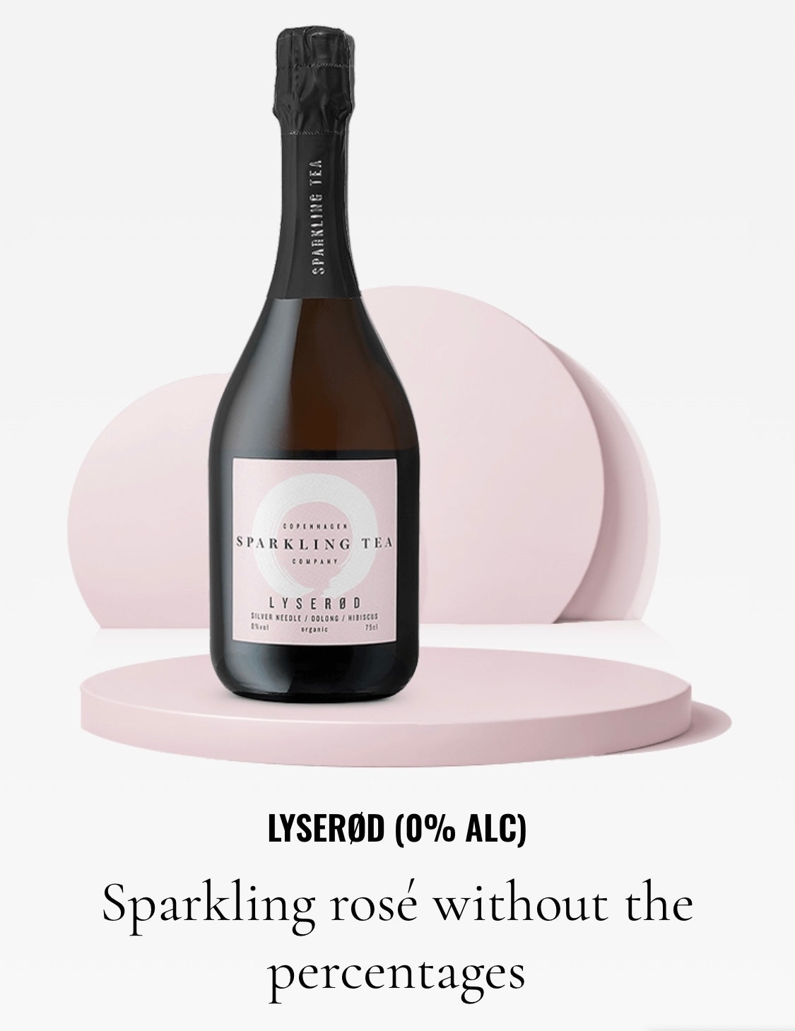 Sparkling tea lyserød økologisk 0,0 %-Alkoholiske drikke-Sparkling Tea-Butik Square