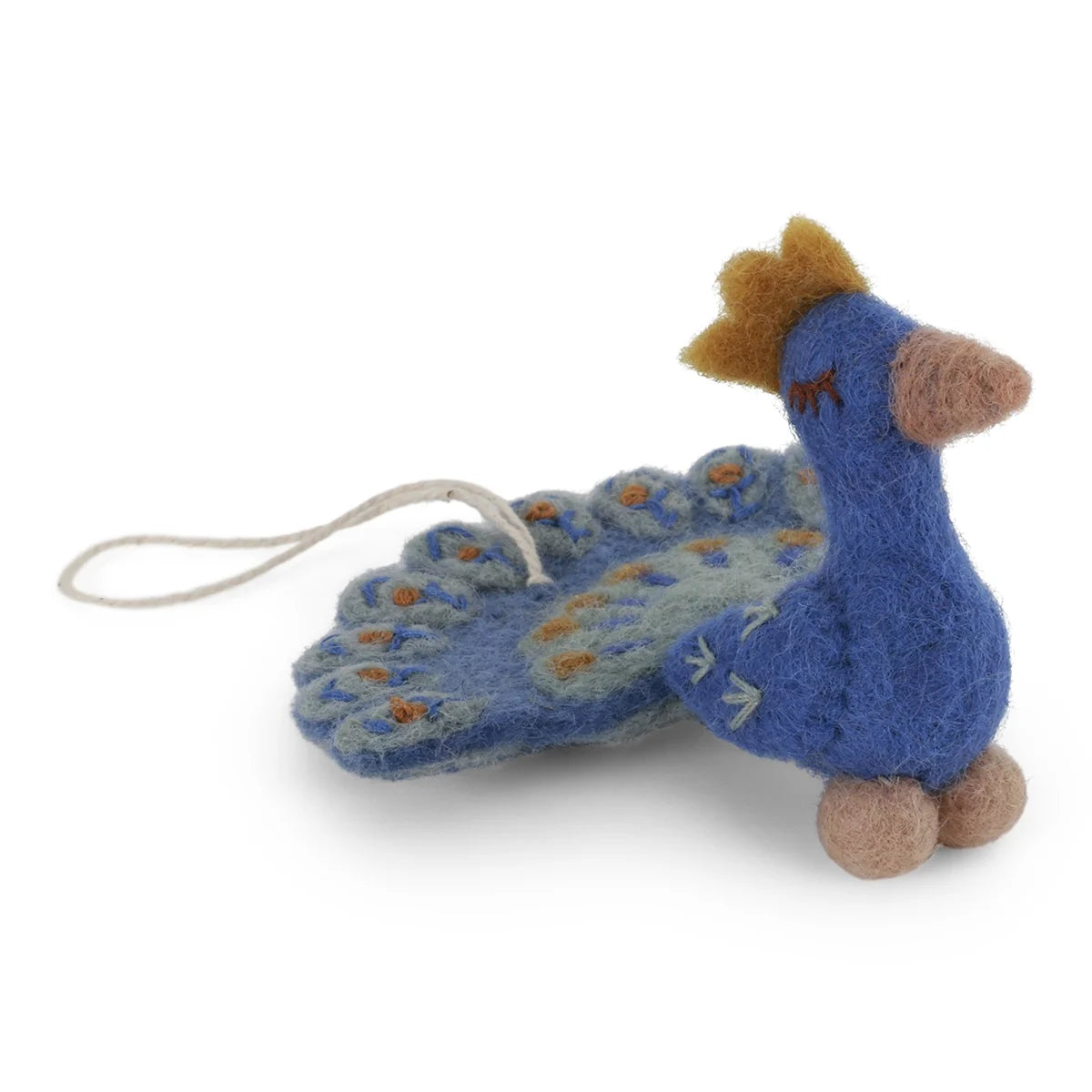 Gry & Sif - Fugl - Påfugl Blå