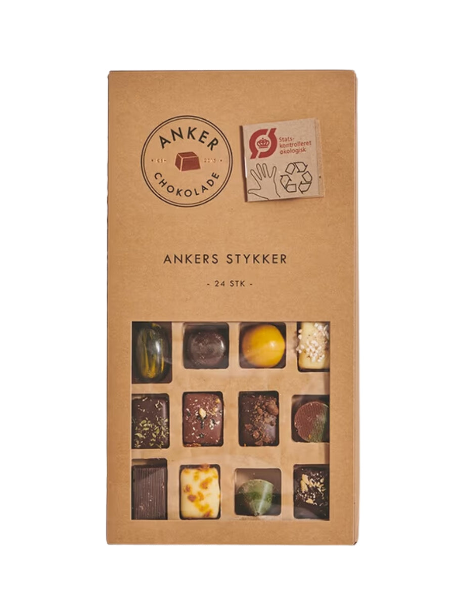 Anker Chokolade - Gaveæske - Stykker