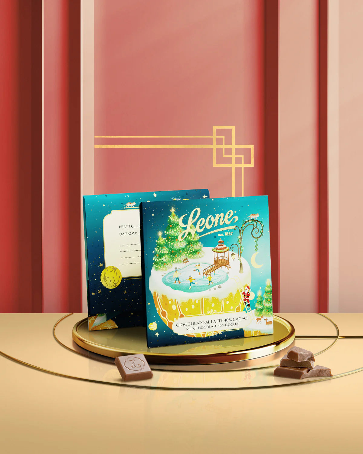 Leone - Chokoladebar - Christmas Lys