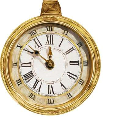 Butik Square - Servietter - Nytårsuret (formet)