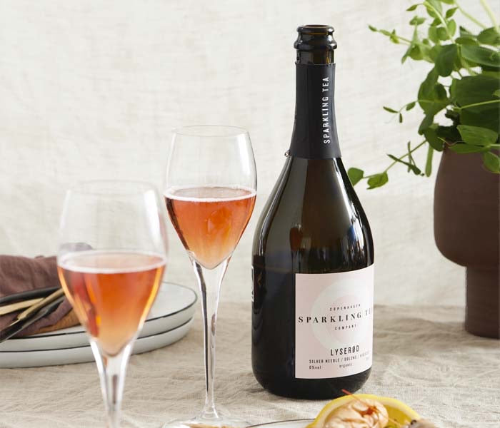 Sparkling tea lyserød økologisk 0,0 %-Alkoholiske drikke-Sparkling Tea-Butik Square