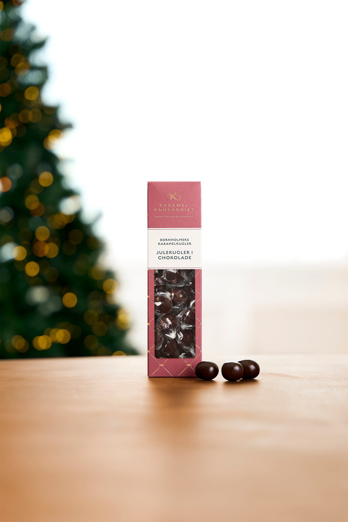 Karamel Kompagniet - Gaveæske - Julekarameller med Mørk Chokolade 109 g