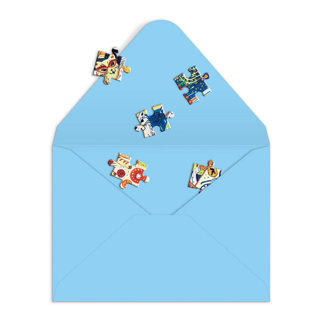 Galison - Puslespilskort - Happy Hanukcats
