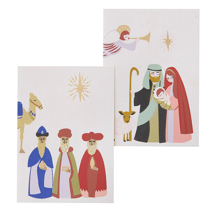Bungalow - Lykønskningskort - Wise Kings / Holy Family
