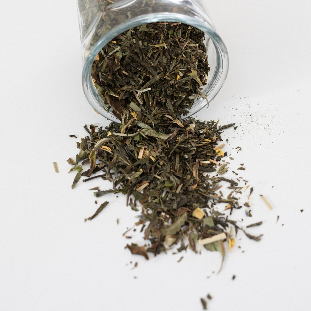 SQUARE TE - GRØN/HVID FREDERIKSDAL BLANDING-Te-Butik Square-Butik Square