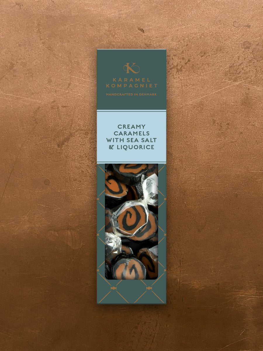 KARAMEL KOMPAGNIET - Gaveæske - LAKRIDS & FLØDE MED SYDESALT