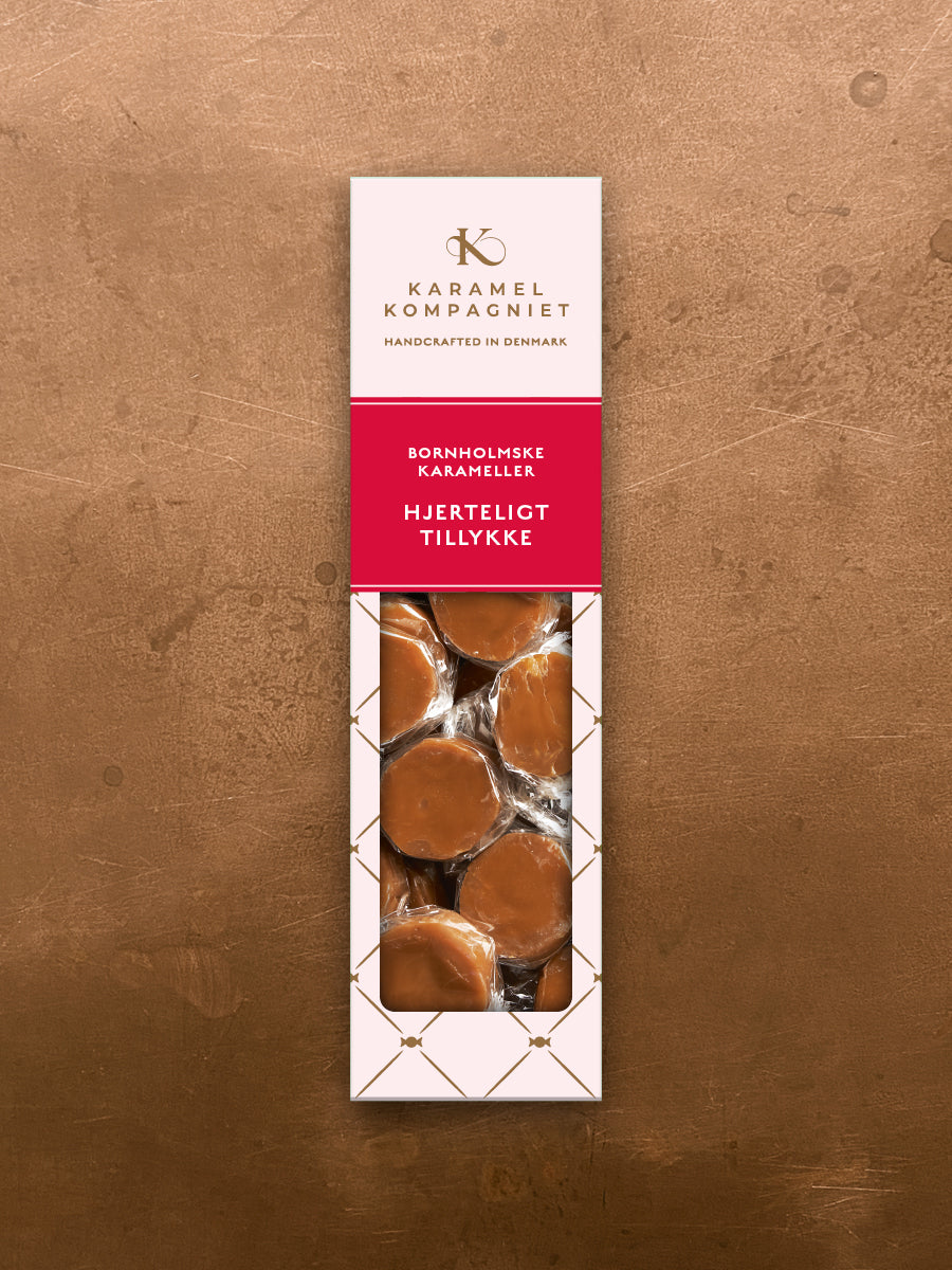 Karamel Kompagniet - Gaveæske - Hjertelig Tillykke