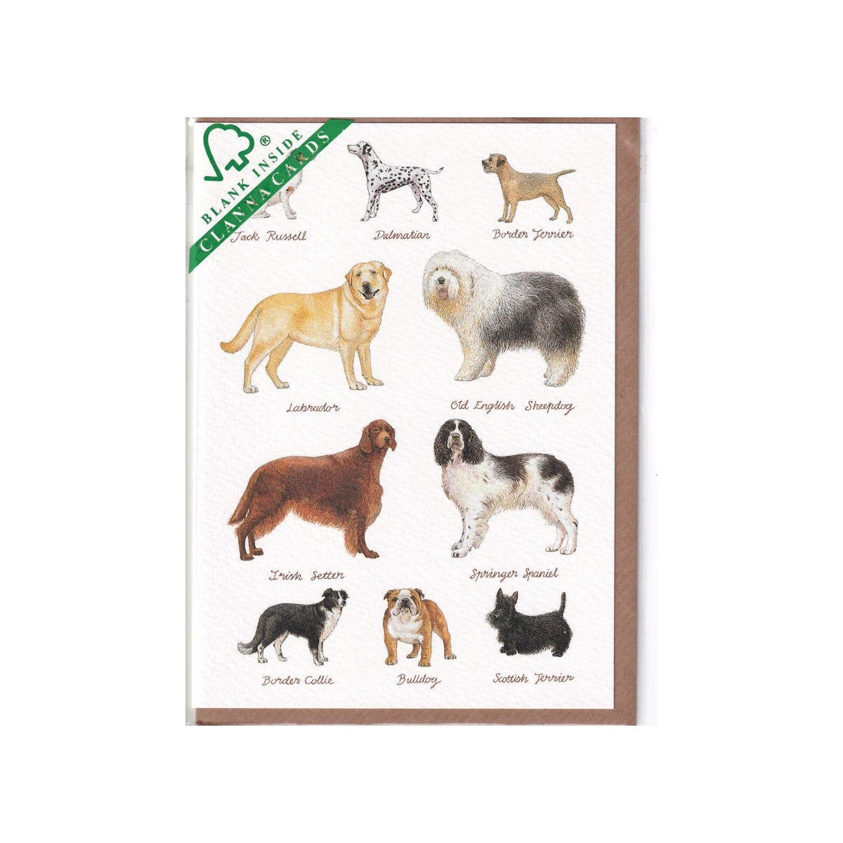 CLANNA CARDS - Hunde-Kort A7-Butik Square-Butik Square