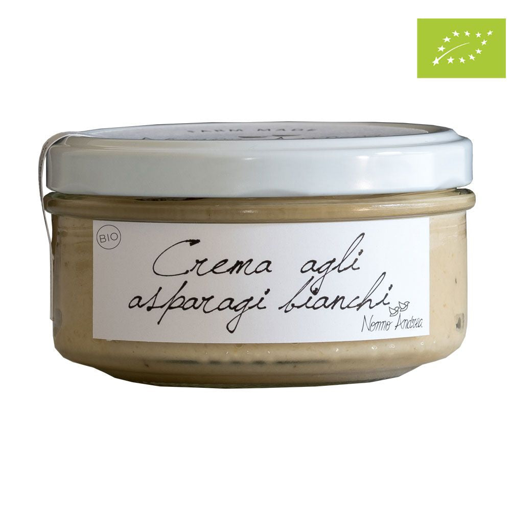 Økologisk Tarpenade Hvid asperges creme 150 g.-Tomater-Nonno Andrea-Butik Square