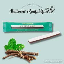 Hattesens Konfektfabrik - Ærøstang - Chokolade/Pebermynte