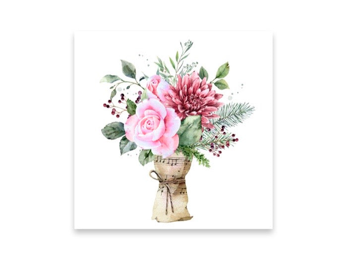 Butik Square - Servietter - Musikalisk Buket