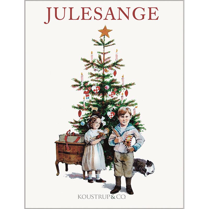 Koustrup & Co - Lykønskningskort - Julesange 8 stk.