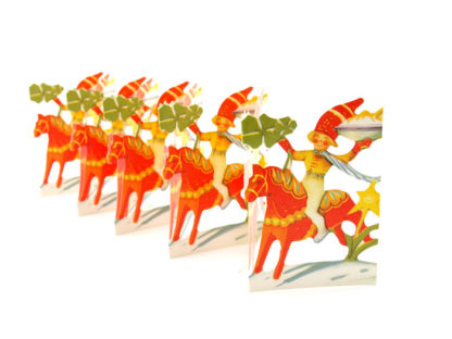 Jule remser i papir-Papirremser-Butik Square-Dalahest-Butik Square