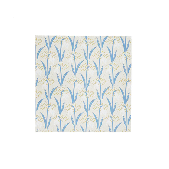 Bungalow - Servietter - Snowdrop Steel Blue 25x25 cm