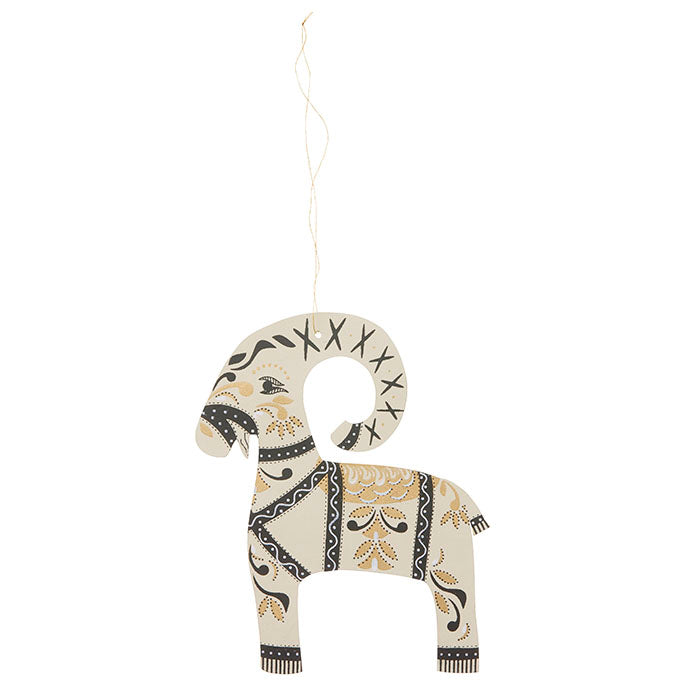 Bungalow - Juleophæng - Julebuk Creme