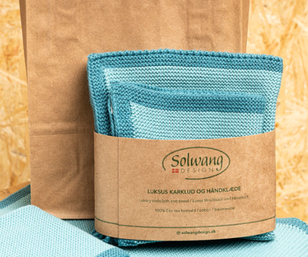 Solwang - Karklud & Håndklæde - Azur