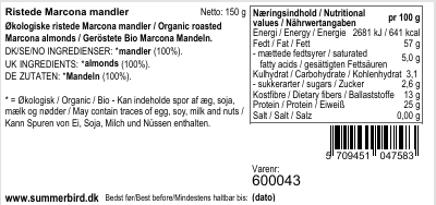 Summerbird - Kitchen - Marcona mandler